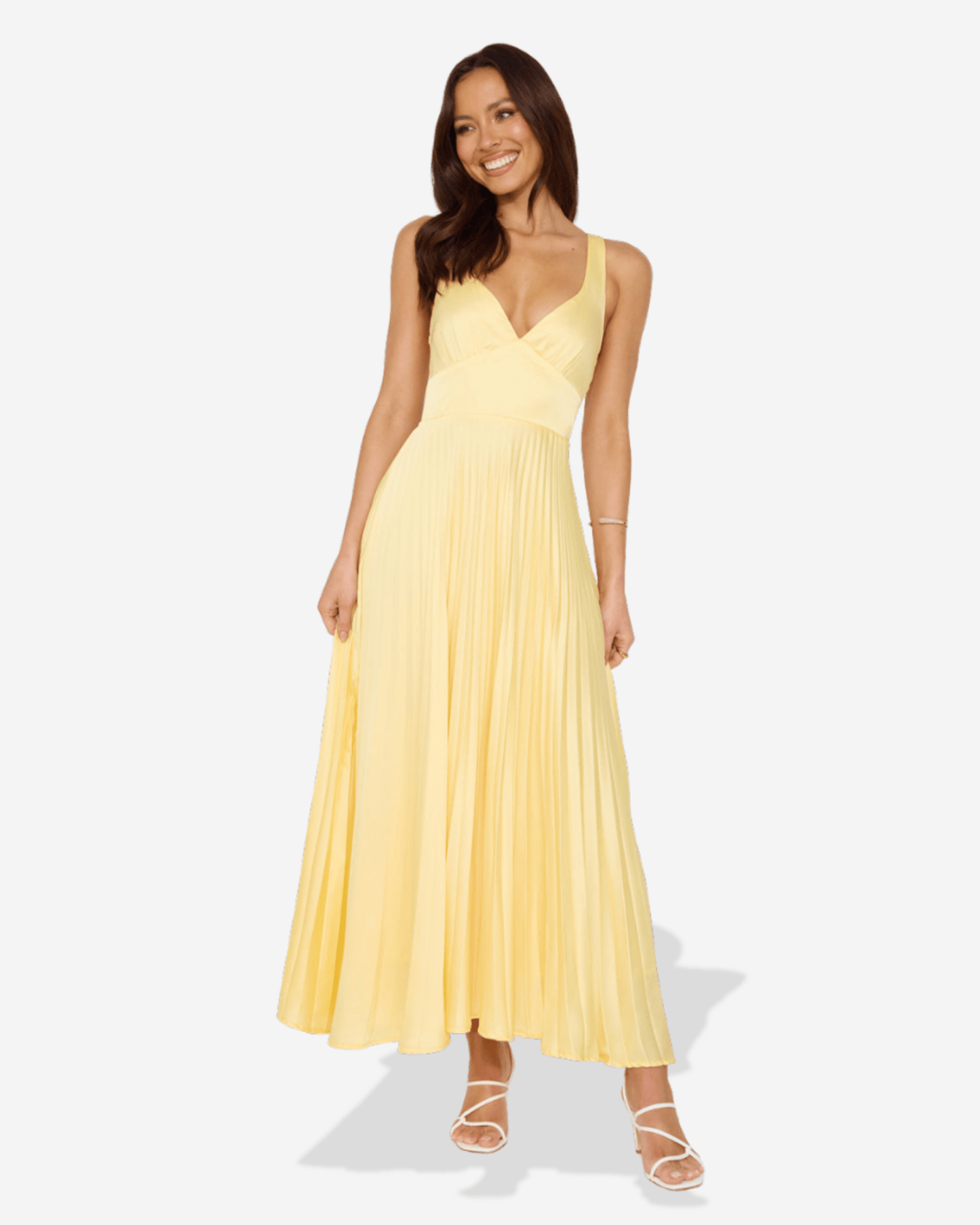 Lucy Pleated Maxi Dress