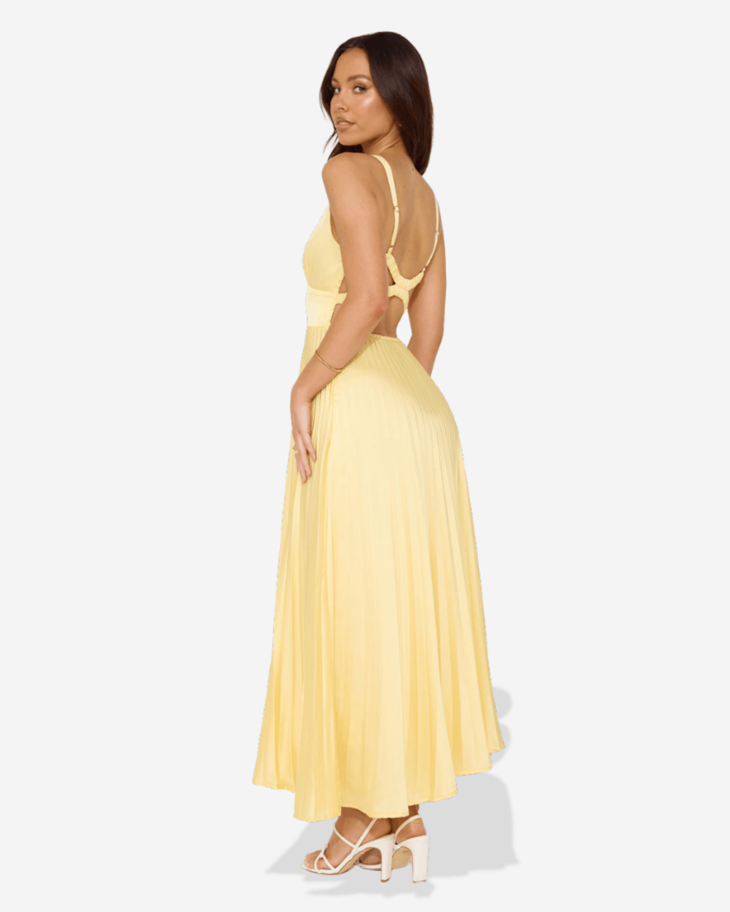 Lucy Pleated Maxi Dress