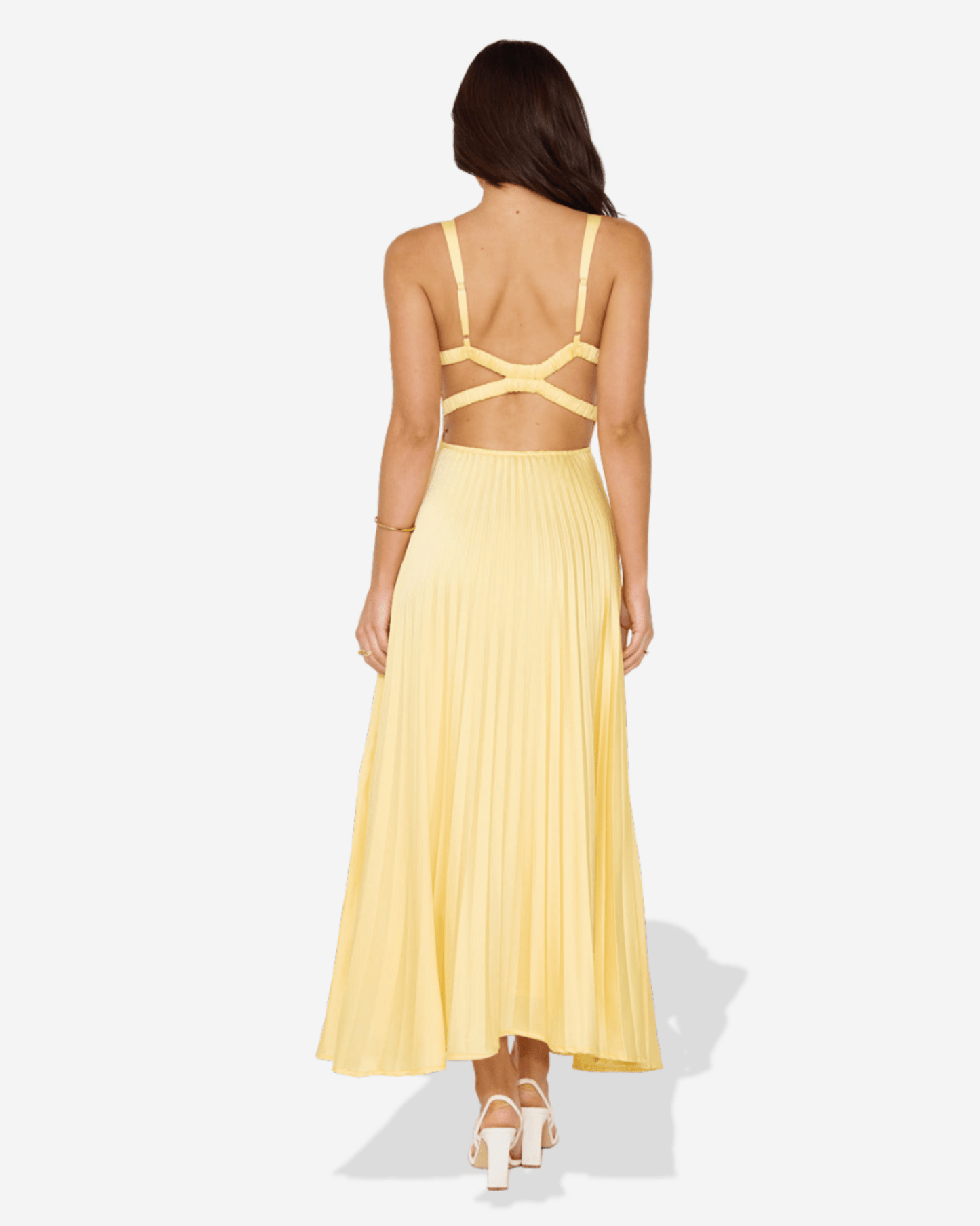 Lucy Pleated Maxi Dress
